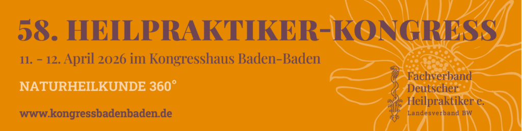 kongress banner 2026 Baden Baden Heilpraktikerkongress